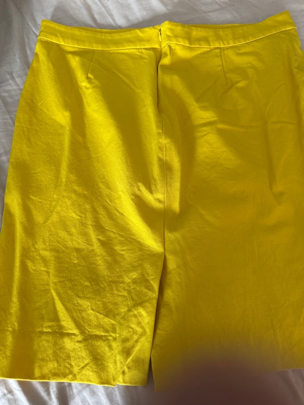 J. Crew Yellow Skirt